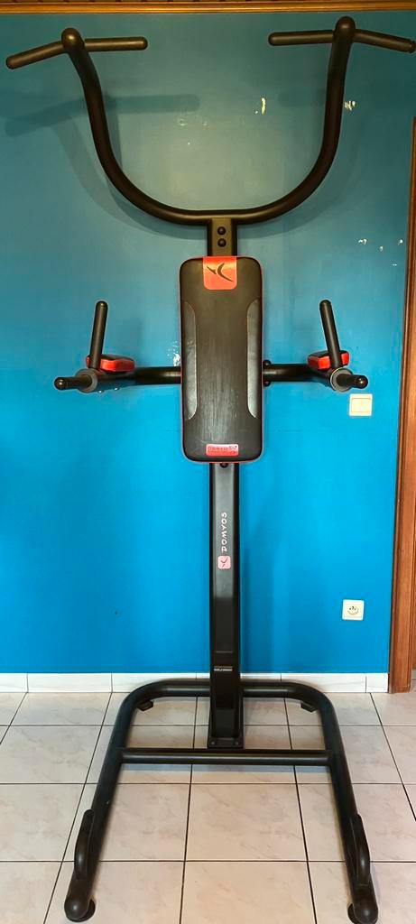 Domyos DS910 krachtstation, Sport en Fitness, Fitnessapparatuur, Zo goed als nieuw, Krachtstation, Armen, Benen, Borst, Buik, Rug