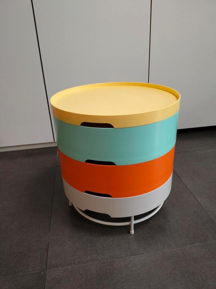 IKEA PS 2014 bijzettafel / opbergmeubel / dienblad, Huis en Inrichting, Tafels | Bijzettafels, Gebruikt, Ophalen