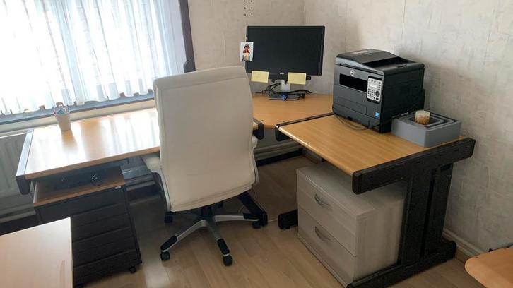 table de bureau en L, Maison & Meubles, Bureaux, Utilisé, Bureau, Enlèvement