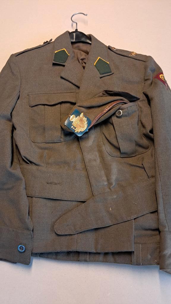 BELGIQUE - ABL - BATTLE DRESS 3 CHASSEURS - 1968, Collections, Objets militaires | Général, Armée de terre, Enlèvement ou Envoi