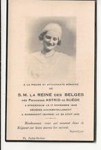 1935 koningin astrid doodsprentje ed weibel paris zeldzaam, Collections, Maisons royales & Noblesse, Enlèvement ou Envoi
