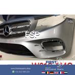 W213 AMG Voorbumper Mercedes E Klasse grijs zilver Origineel, Pare-chocs, Avant, Utilisé, Enlèvement ou Envoi