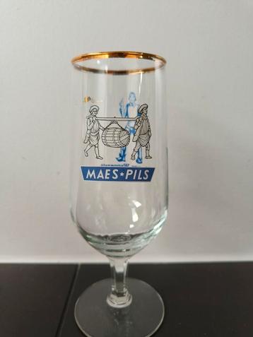 Maes Pils bierglas van 1976 beschikbaar voor biedingen