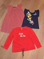Kleedje, bloesje en pull (maat 104) (€1,00 per stuk), Ophalen, Zo goed als nieuw