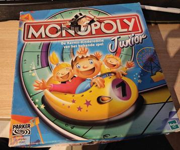 Monopoly Junior kermis kindereditie., Hobby en Vrije tijd, Een of twee spelers, Ophalen, Zo goed als nieuw