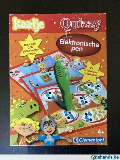 Quizzy Kaatje met elektronische pen, Kinderen en Baby's, Speelgoed | Educatief en Creatief, Zo goed als nieuw, Puzzelen, Taal en Lezen