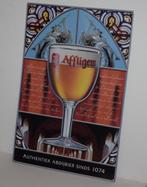 Affligem/Bière authentique d'abbaye/Tin/Relief, Collections, Marques & Objets publicitaires, Envoi, Comme neuf, Panneau publicitaire