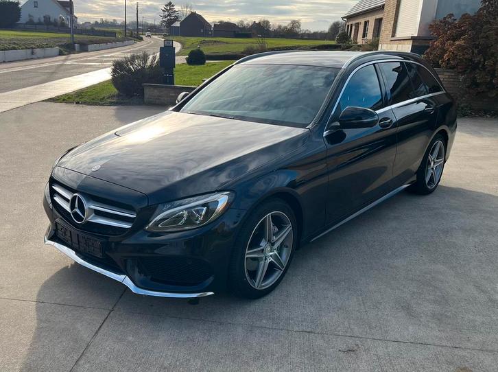 Mercedes C200d, Auto's, Mercedes-Benz, Particulier, Te koop, C-Klasse, Diesel, Euro 6, Break, 5 deurs, Handgeschakeld, Zwart, Zwart