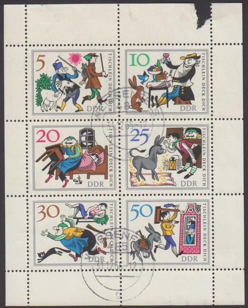 RDA - Mettre la table [Michel 1236/1241] + WEIßENFELS, Timbres & Monnaies, Timbres | Europe | Allemagne, Affranchi, RDA, Envoi