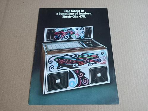 Folder: Rock-ola 470 (1977) jukebox, Verzamelen, Automaten | Jukeboxen, Ophalen