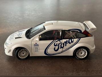 Te koop: diecast schaalmodel 1:18 Ford Focus Mk1 Rally, Enlèvement ou Envoi, Comme neuf, Voiture, Autoart