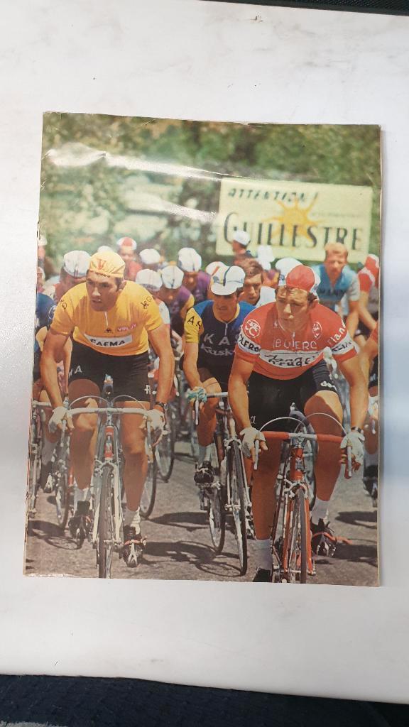 jw1376: Boekje met persoonlijke notas van Eddy Merckx, Verzamelen, Sportartikelen en Voetbal, Gebruikt, Ophalen of Verzenden