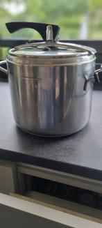 snelkookpot merk lagostina, Ophalen of Verzenden, Gebruikt, Kookpan of Snelkookpan, Keramische plaat