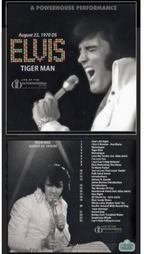 TIGER MAN (ELVIS PRESLEY) - SEALED!, Cd's en Dvd's, Cd's | Rock, Nieuw in verpakking, Poprock, Verzenden