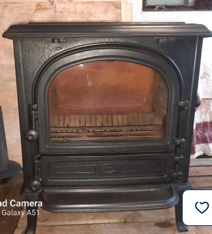 Kachel Saey 94, Huis en Inrichting, Kachels, Zo goed als nieuw, Vrijstaand, Allesbrander, Hout, Ophalen