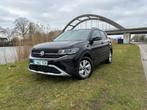 VW T-CROSS AUTOMAAT BENZINE  PRC VOOR EN ACHTER 2024, Testrit aan huis, T-Cross, Leder en Stof, Zwart