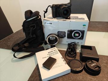 Canon EOS M3 + zoom 15-45 beschikbaar voor biedingen
