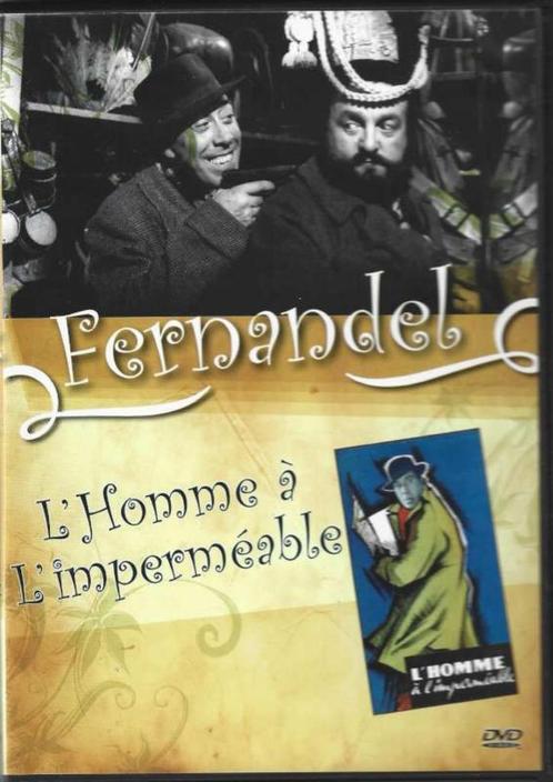 DVD Fernandel L'homme à l'imperméable (1957), Cd's en Dvd's, Dvd's | Komedie, Zo goed als nieuw, Romantische komedie, Alle leeftijden