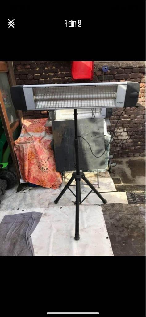 Chauffage électrique sur pied réglable 25€, Doe-het-zelf en Bouw, Verwarming en Radiatoren, Gebruikt, Radiator, 80 cm of meer