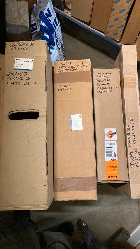 Ford condensers airco, Auto-onderdelen, Motor en Toebehoren, Fiat, Ford, Nieuw, Ophalen of Verzenden