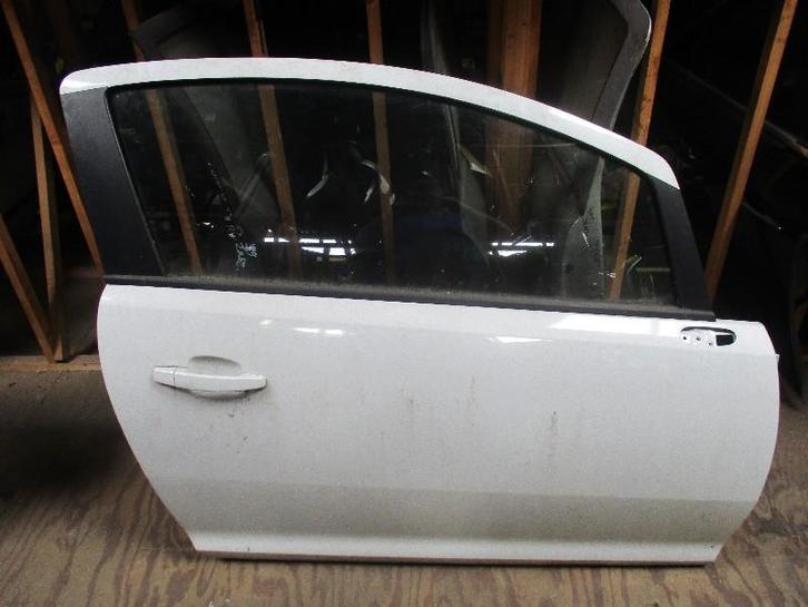 PORTIER RECHTS 3 deurs Opel Corsa D (01-2006/12-2014), Auto-onderdelen, Carrosserie, Deur, Opel, Rechts, Gebruikt