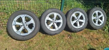 17" aluminium velgen - Audi Q3 F3 met winterbanden  beschikbaar voor biedingen
