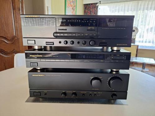 Set Marantz in mint staat en geserviced !, Audio, Tv en Foto, Stereoketens, Nieuw, Cassettedeck, Tuner of Radio, Overige merken