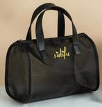 Zwarte handtas "Sidifu" in gaas(doorzichtig)L27xB15xH19cm-ni, Handtassen en Accessoires, Tassen | Damestassen, Nieuw, Handtas
