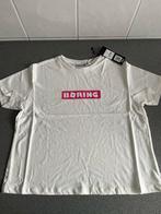 Wit t-shirt ‘boring’ Someone - maat 152, Kinderen en Baby's, Kinderkleding | Maat 152, Nieuw, Meisje, Ophalen of Verzenden, Shirt of Longsleeve