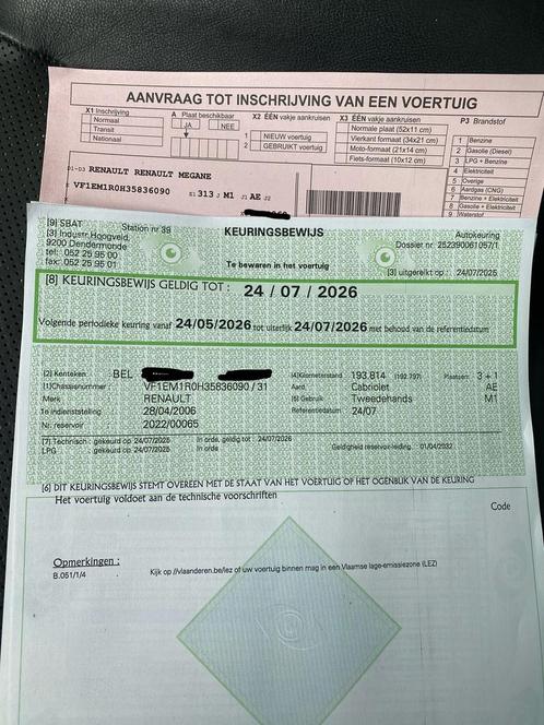 Renault Megane coupé-cabriolet 1.6 16v Dynamique, Auto's, Renault, Particulier, Mégane, ABS, Airbags, Airconditioning, Centrale vergrendeling
