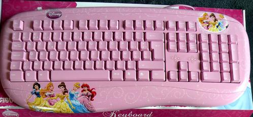 Bekabeld toetsenbord voor PC - Princess - Disney Pixar (NIEU, Computers en Software, Toetsenborden, Nieuw, Azerty, Bedraad, Ergonomisch