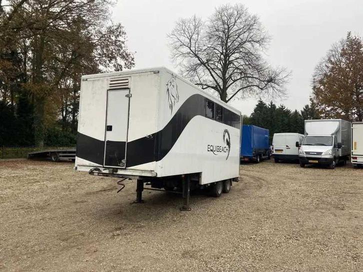 1999 Doornwaard gesloten paardtransport BE Oplegger, Auto's, Vrachtwagens, Bedrijf, Aanhangers en Opleggers, Overige brandstoffen