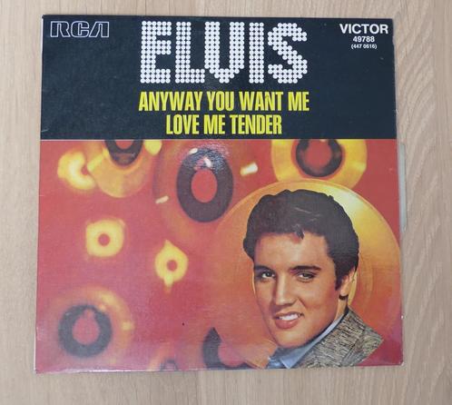 7"  Elvis Presley ‎– Anyway You Want Me / Love Me Tender, Cd's en Dvd's, Vinyl Singles, Zo goed als nieuw, Single, Rock en Metal