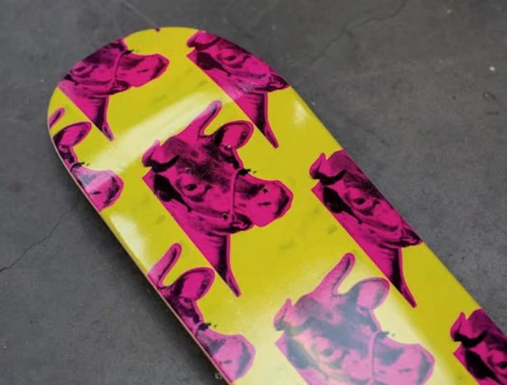 Andy warhol skatboard deck nu 110 ipv 220€, Antiek en Kunst, Kunst | Litho's en Zeefdrukken, Ophalen of Verzenden