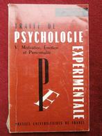 Traité de psychologie expérimentale, Envoi, Utilisé, Paul Fraisse & Jean Piaget