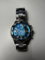 Quartz horloge, Handtassen en Accessoires, Horloges | Heren, Overige merken, Staal, Staal, Verzenden