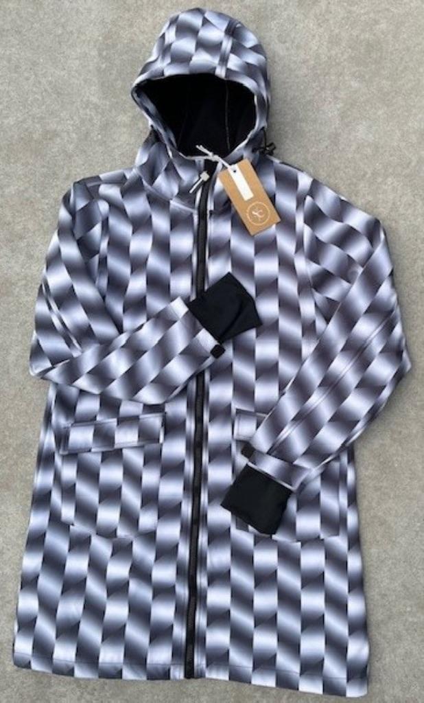 jas windjas softshell Studio clothing fleece grafische print, Kleding | Dames, Jassen | Winter, Nieuw, Maat 36 (S), Zwart, Ophalen of Verzenden