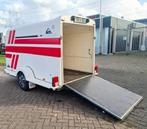 Rebel gesloten polyester opbouw aanhangwagen met oprijklep, Auto diversen, Aanhangers en Bagagewagens, Ophalen of Verzenden, Zo goed als nieuw