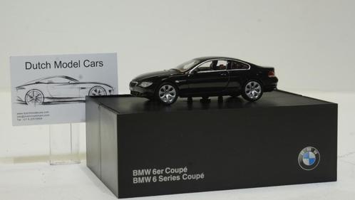 BMW 6-serie coupé 1:43 zwart Minichamps Origineel BMW, Hobby & Loisirs créatifs, Voitures miniatures | 1:43, Neuf, Voiture, MiniChamps