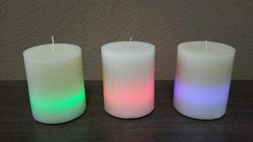 Lot / partij kaarsen LED COLORS herfst / winter ( NIEUW ) beschikbaar voor biedingen