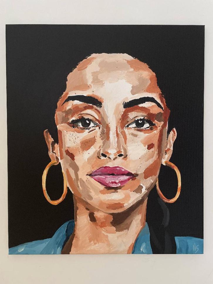 Schilderij Peinture Paintings - Art Contemporary B9, Antiquités & Art, Art | Peinture | Moderne, Enlèvement