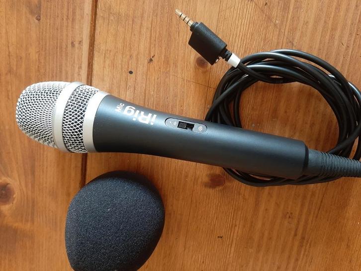 Microphone iRig mic parfait état, Muziek en Instrumenten, Microfoons, Zo goed als nieuw, Ophalen