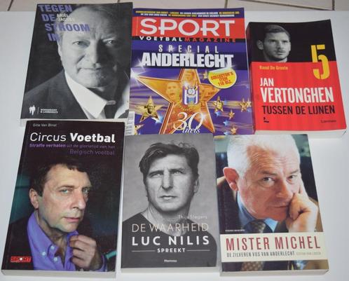 RSC Anderlecht / Lot boeken # 1, Verzamelen, Sportartikelen en Voetbal, Zo goed als nieuw, Boek of Tijdschrift, Verzenden