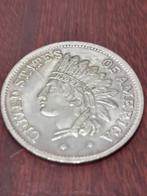 Indian Head  dollar1851, Postzegels en Munten, Ophalen, Losse munt, Zilver
