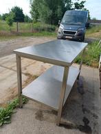 inox tafel met onderlegbord., Zakelijke goederen, Horeca | Keukenapparatuur, Ophalen, Gebruikt, Inox Meubilair