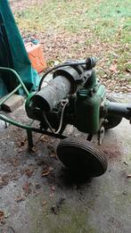 Zware mestpomp + aanzuigslang +soepele slang