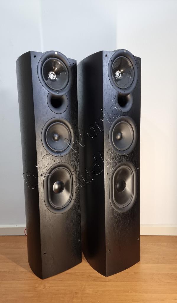 KEF Q11 in de unieke kleur Black ash, Audio, Tv en Foto, Luidsprekerboxen, Zo goed als nieuw, Front, Rear of Stereo speakers, 120 watt of meer