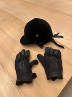 paardrijhelm en handschoenen, Dieren en Toebehoren, Paardrijkleding, Ophalen, Heren, Zo goed als nieuw, Recreatie