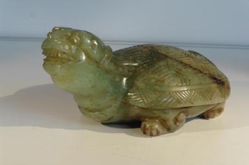Jade vintage schildpad feng shui nefriet beschikbaar voor biedingen