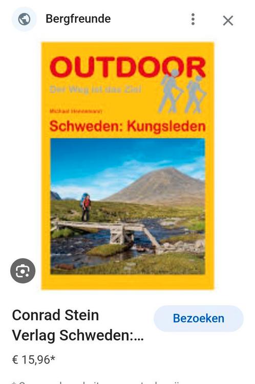 Outdoor, Schweden: Kungsleden Ed.2016, Livres, Guides touristiques, Neuf, Guide de balades à vélo ou à pied, Europe, Autres marques